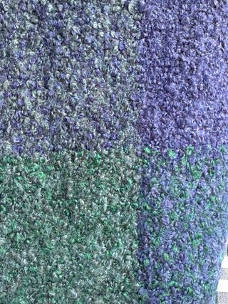 Chaqueta Zara cuadros verde y azul