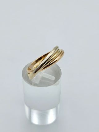 Anillo de Oro 18K, Tipo Cartier Trinity, T-16