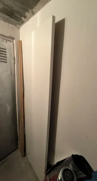 Tablón Ikea LAGKAPTEN 200x60 Blanco y borriquetas