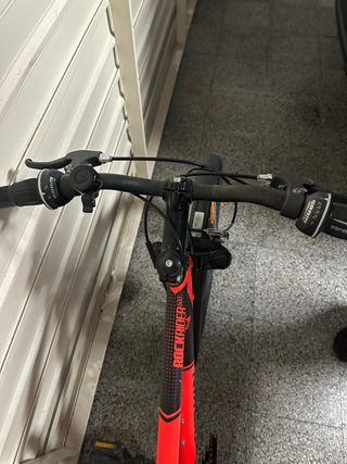 Bicicleta Montaña B'Twin Roja 10-15 años