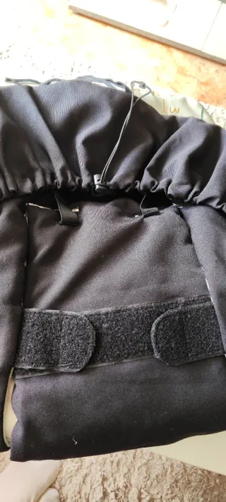 Saco silla paseo bebé estampado verde