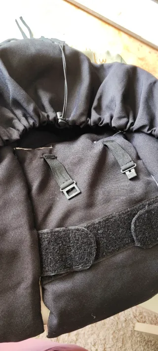 Saco silla paseo bebé estampado verde