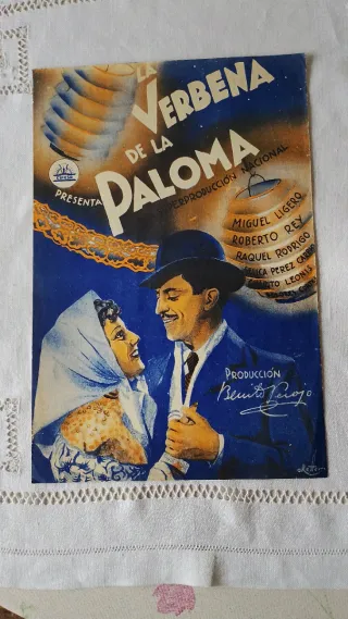 Cartel Cine La Verbena de la Paloma 1939