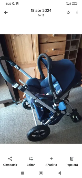 Silla Bugaboo 3 en 1 Completisimo.Chollo!