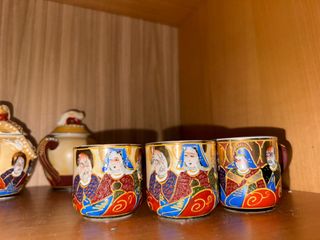 Juego de té Satsuma japonés