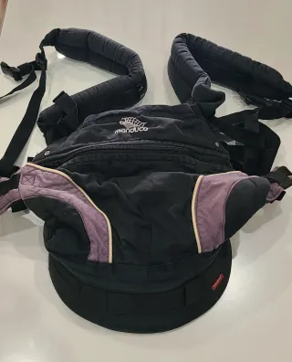 Mochila Portabebés Manduca Negra