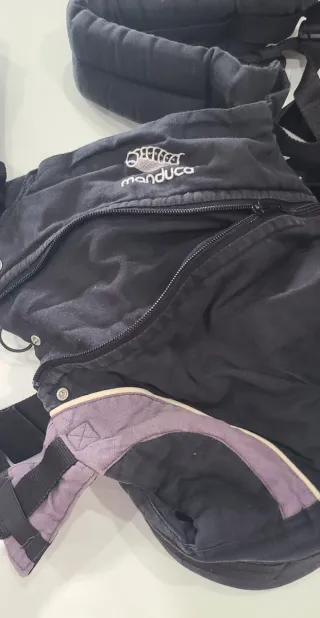 Mochila Portabebés Manduca Negra