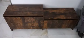Mueble TV salón madera marrón