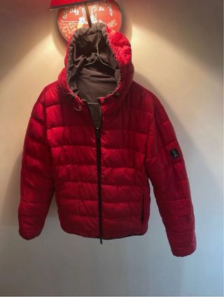 Piumino RefrigiWear double-face nero/rosso