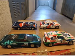 Pack 4 coches scalextric