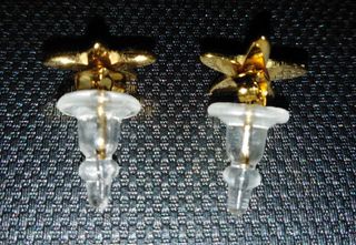 Aretes estrellas de mar acero inoxidable