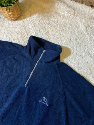 Forro polar Kappa azul retro Y2K