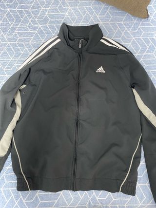 Cortavientos Adidas Talla L Negro/Gris