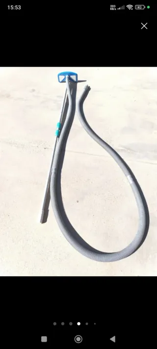 Piscina desmontable y filtros