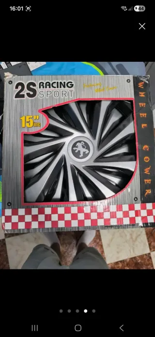 Tapacubos Peugeot 15 Racing Sport