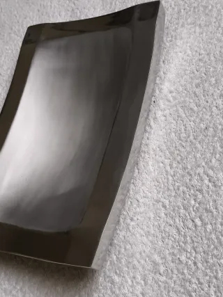 BONITO CENTRO DE MESA RECTANGULAR PLATEADO