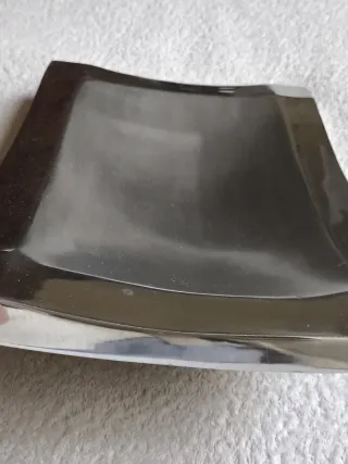 BONITO CENTRO DE MESA RECTANGULAR PLATEADO