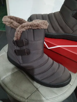 Stivaletti Donna Impermeabili Marroni Tg. 41