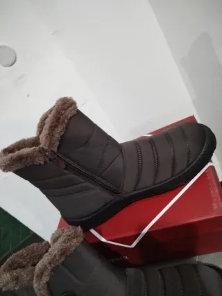 Stivaletti Donna Impermeabili Marroni Tg. 41