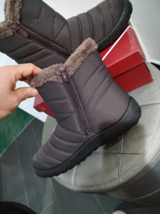 Stivaletti Donna Impermeabili Marroni Tg. 41