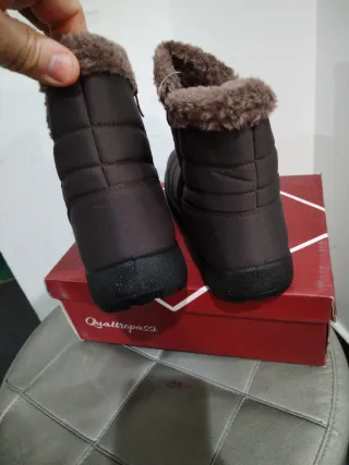 Stivaletti Donna Impermeabili Marroni Tg. 41