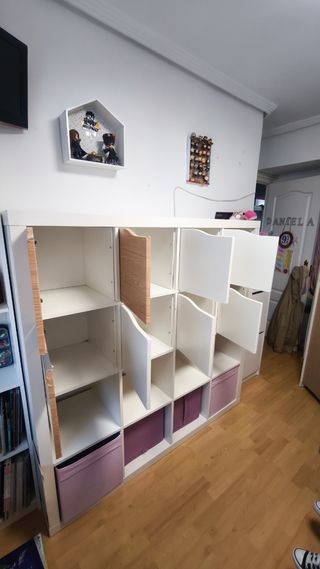 Estantería Kallax Ikea blanca