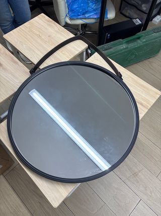 Espejo Redondo Negro 55cm