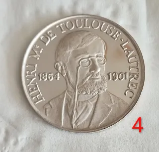 4 Medallas Conmemorativas Pintores 1 x 20€