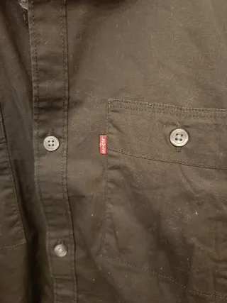 Camicia Levi's Uomo Slim Fit L Nera