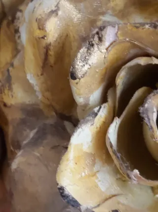 Specchio da parete artigianale dorato