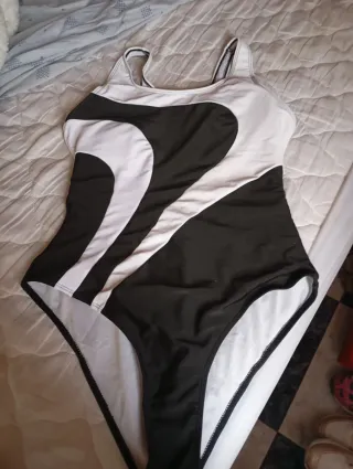 Bañador Talla XL Negro y Blanco