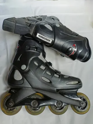 Patines en línea Talla 41 + Bolsa y protecciones