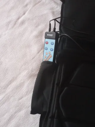 Colchoneta de  masaje con calor 10 motores