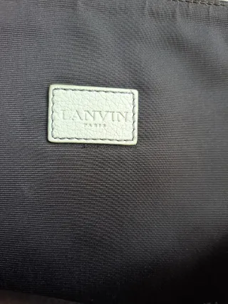 LANVIN POUCH BOLSO PIEL UNISEX ORIGINAL LUJO
