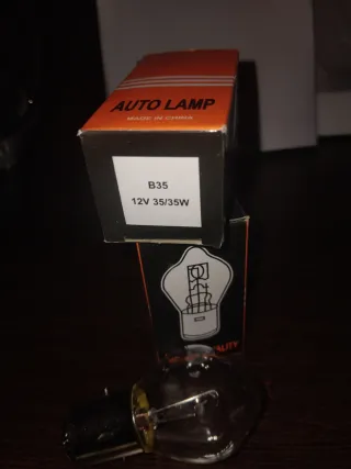 Bombilla Coche/Moto Antiguo AUTO LAMP B35 12V 35/3