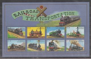 Bloque de sellos San Vicente y Granadinas 1998