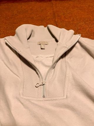 Sudadera beige mujer
