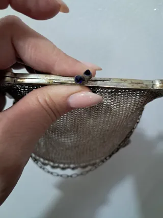 Bolso de plata antiguo