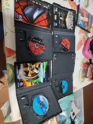 4 Giochi Nintendo GameCube: Star Wars, Sims, Spide