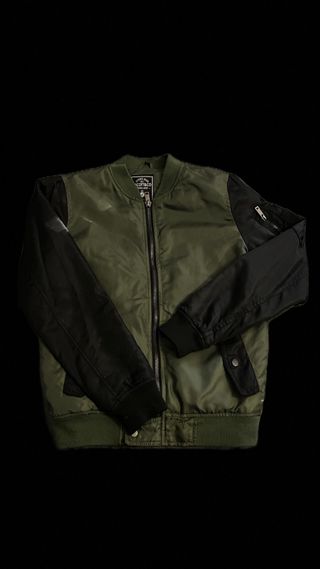 Giubbotto Alcott uomo verde e nero