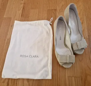 Zapatos de novia, boda, fiesta Rosa Clara