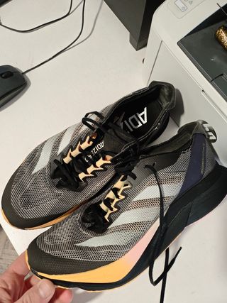 Adidas Adizero Boston 12 Negro Naranja