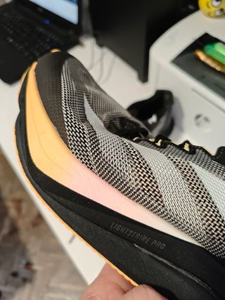 Adidas Adizero Boston 12 Negro Naranja