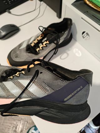 Adidas Adizero Boston 12 Negro Naranja