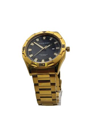 RELOJ VICEROY HEAT 401283 COLOR DORADO ESFERA NEGRA