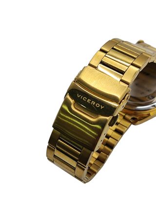 RELOJ VICEROY HEAT 401283 COLOR DORADO ESFERA NEGRA