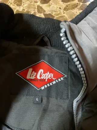 Chaleco Lee Cooper Sport Negro/Gris Talla L