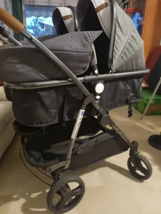 Carrito gemelar desde 0 meses