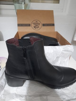 Botines The Happy Monk piel negros talla 39