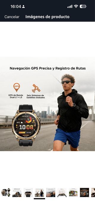 DOOGEE Reloj Inteligente Militar Táctico